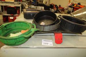 lot 169 image: Lot of (4) Shop Drain Pans
