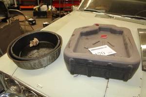 lot 170 image: Lot of (3) Shop Drain Pans