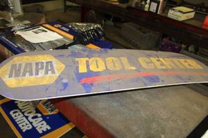 lot 190 image: Plastic NAPA Sign