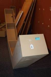lot 19 image: Professionally Built Wall Mount Corner Shelf