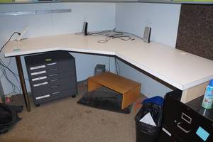 lot 46 image: Wall Mount Corner Desk