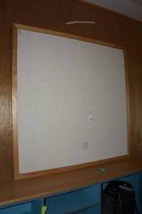lot 43 image: Wood Framed Cork Board