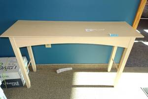 lot 34 image: Lobby Table - Birch Color