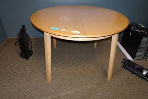 lot 36 image: Round Wood Table - 45