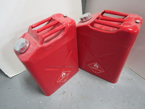 lot 266 image: Jerry Style Gas Cans