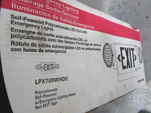 lot 314 image: EXIT signs - New