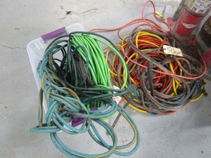 lot 321 image: Power Cords, Jumper Cables