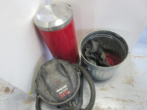 lot 338 image: Shop Vac, Trash Cans