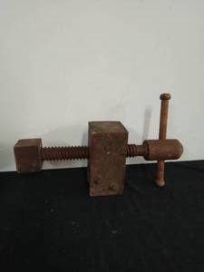 lot 72 image: Old Wood Clamp Press