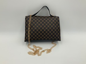 Gold pattern leather purse