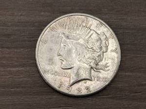 1922 S Peace Silver Dollar