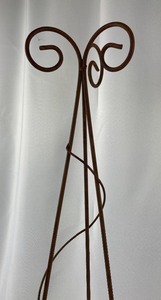 lot 9 image: Three Iron Topiary Stands