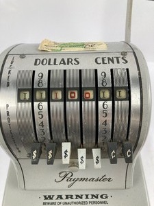 lot 20 image: Vintage PayMaster Check Writer