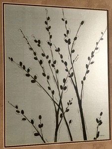 lot 109 image: Platium Shadow II Print by Cheryl Martin, Professionally Framed