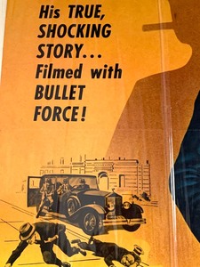 lot 2B image: Vintage Original Movie Poster for Al Capone Starring Rod Steiger  1959 - Size 27 x 41
