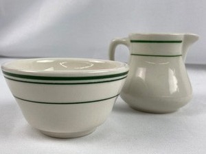 lot 65 image: 10 Piece Mid-Century Buffalo China