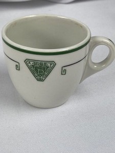 lot 77 image: Vintage Collection of Green & White China Serving Dishes
