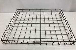 lot 81 image: Vintage Rustic Metal Trays w Number Plates