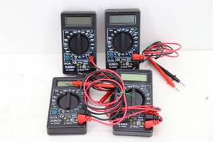 (4) Elenco Multimeters