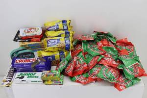 Box of Out-of Date Snacks