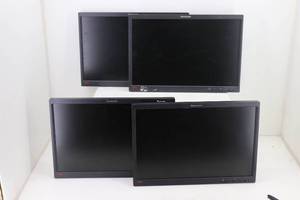 (4) Lenovo 22 VGA Monitors