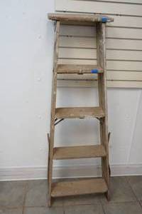 wood ladder