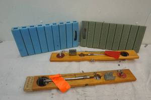 vintage wood tip ups