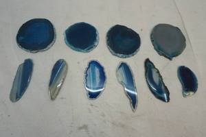 sliced and polished agate
