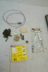fluid lubricant pump and snap fasteners