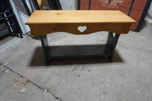 wood bench