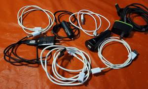 Phone Charger Cords Both 110V and 12V