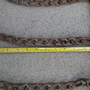 Snow Tire Chains - Ladder Pattern - Twist Links - 1 Pair