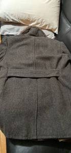 Extremely Warm Fleece Lined Wool Coat - XL