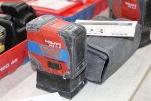 lot 723 image: Hilti PM 2-P Laser Level, Soft Side Carry Case