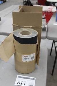lot 811 image: Johnson Abrasives Smooth-Kut Sand Paper 150-D 12Wx50yd Roll