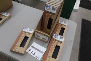 lot 814 image: Lot of (10 Boxes) Norton Sanding Sheets 120D Grit 25-sheet