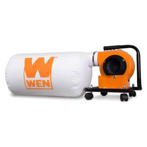 lot 2 image: WEN 3401 5.7-Amp 660 CFM Dust Collector with 12-Gallon Bag and Optional Wall Mount