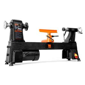 lot 4 image: WEN 3424T 4.5-Amp 12-Inch by 18-Inch 5-Speed Benchtop Wood Lathe