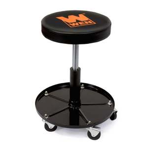 lot 10 image: WEN 73012T 300-Pound Capacity Pneumatic Rolling Mechanic Stool