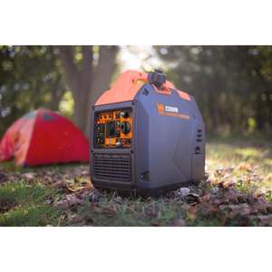 lot 14 image: WEN 56235i Super Quiet 2350-Watt Portable Inverter Generator with Fuel Shut Off, CARB Compliant, Ultra Lightweight