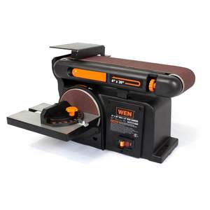 lot 15 image: WEN 6502T 4.3-Amp 4 x 36 in. Belt and 6 in. Disc Sander with Cast Iron Base