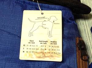 PET CENTRAL ZIPPER JACKET  XS&nbsp&nbspCustomer Returns See Pictures