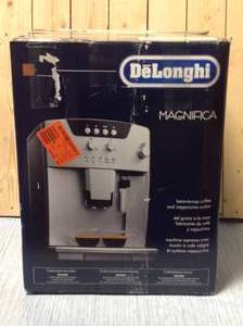 DeLonghi Magnifica Fully Automatic Stainless Steel Espresso Machine with Manual Cappuccino Maker System&nbsp&nbspCustomer Returns See Pictures