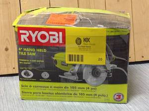 RYOBI 4 in. Tile Saw&nbsp&nbspCustomer Returns See Pictures