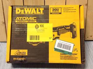 DEWALT ATOMIC 20-Volt MAX Cordless Brushless Oscillating Multi-Tool with (1) 20-Volt Battery 2.0Ah &amp Charger&nbsp&nbspCustomer Returns See Pictures