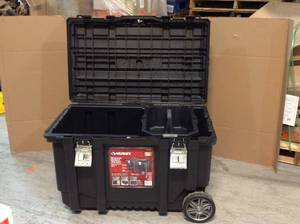 Husky 37 in. Rolling Tool Box Utility Cart Black&nbsp&nbspCustomer Returns See Pictures