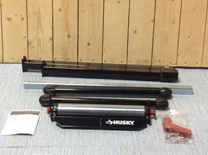 43 in. Stationary Steel Roller Stand with Edge Guide&nbsp&nbspCustomer Returns See Pictures