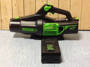 Greenworks PRO 130 MPH 610 CFM 60V Battery Cordless Handheld Leaf Blower with 2.5 Ah Battery and Charger&nbsp&nbspCustomer Returns See Pictures