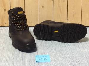 DEWALT Mens Sharpsburg Waterproof 6 in. Work Boots - Steel Toe - Black Full Grain Size 12(W)&nbsp&nbspCustomer Returns See Pictures