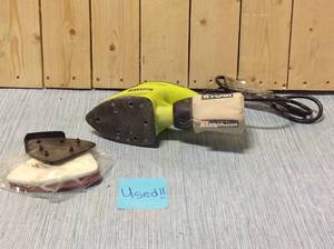 RYOBI 1.2 Amp Corded 5.5 in. Corner Cat Sander   USED&nbsp&nbspCustomer Returns See Pictures